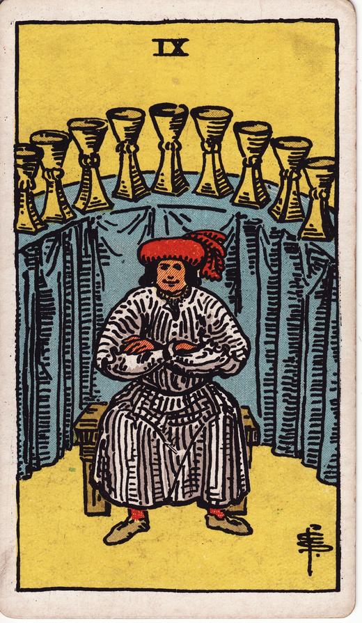 Nine of Cups — Minor Arcana · Cups