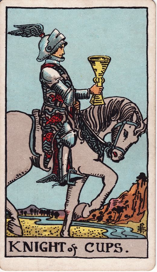 Cavaliere di Coppe — Arcani Minori · Coppe