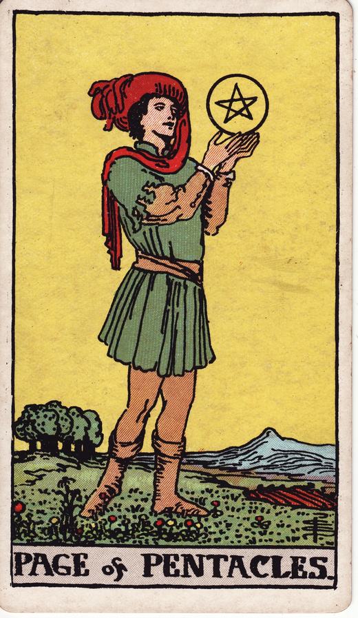 Fante di Denari — Arcani Minori · Denari