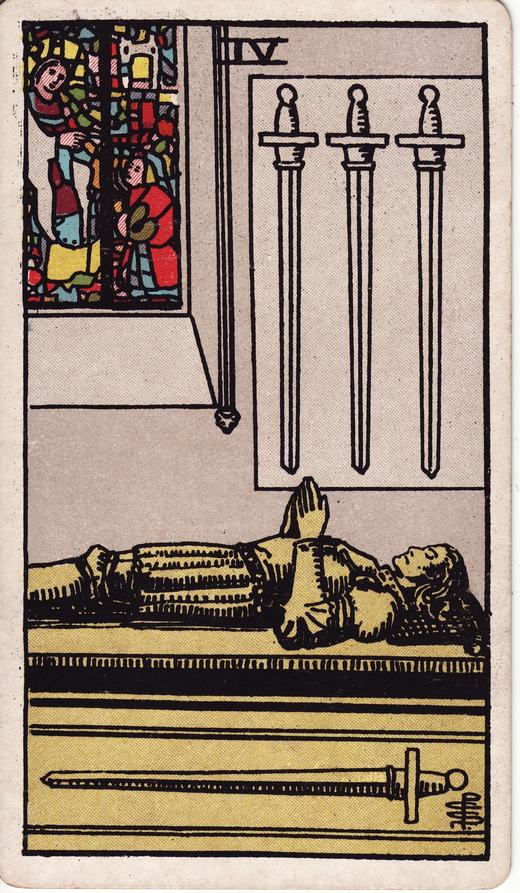 Quattro di Spade — Arcani Minori · Spade