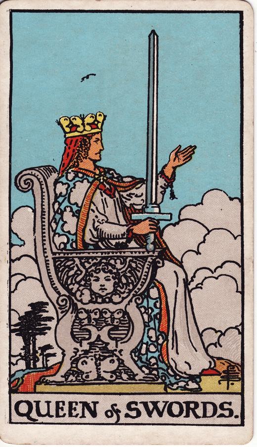 Regina di Spade — Arcani Minori · Spade