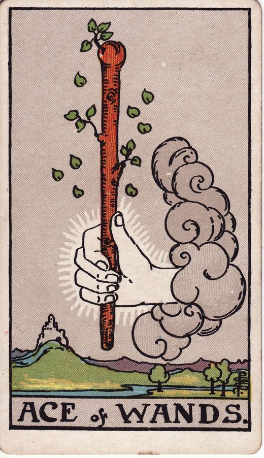 Asso di Bastoni — Arcani Minori · Bastoni