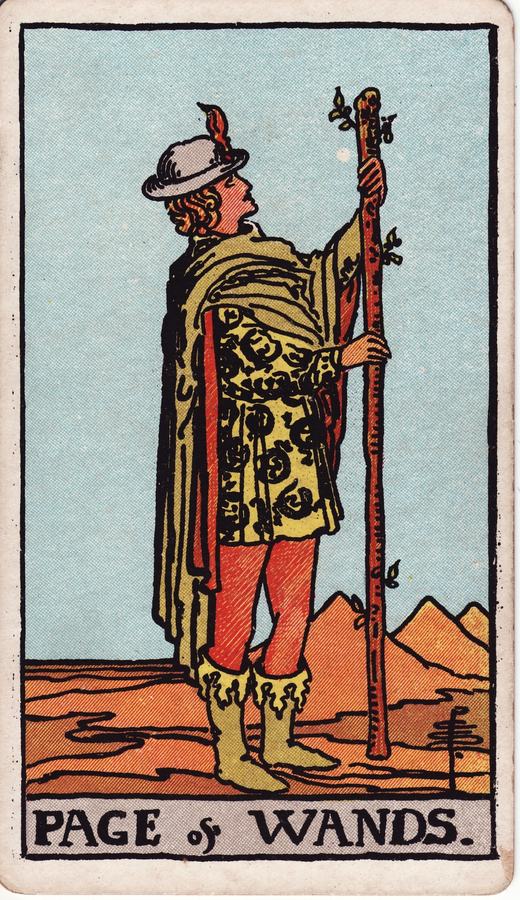 Fante di Bastoni — Arcani Minori · Bastoni